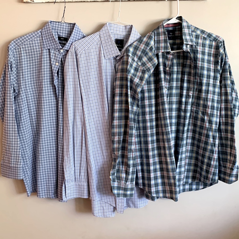Mens button up shirt large